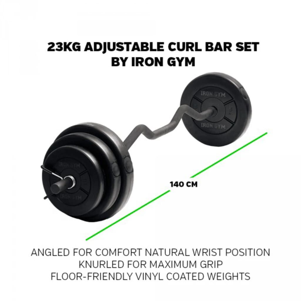 Iron Gym Στραβόμπαρα Ρυθμιζόμενη Σετ 23 κ. IRG033