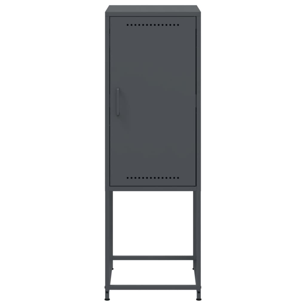 vidaXL Ντουλάπι Ανθρακί 36x39x107 εκ. από Ατσάλι