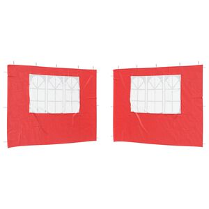 vidaXL &Pi;&lambda;&epsilon;&upsilon;&rho;&iota;&kappa;ή &Sigma;&kappa;&eta;&nu;ή&sigmaf; &Pi;ά&rho;&tau;&iota; 2 pcs 300 x 195 &epsilon;&kappa; &Kappa;ό&kappa;&kappa;&iota;&nu;&omicron;