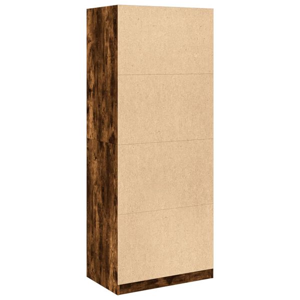vidaXL Ντουλάπα Καπνιστή Δρυς 80x50x200 εκ. από Επεξεργασμένο Ξύλο