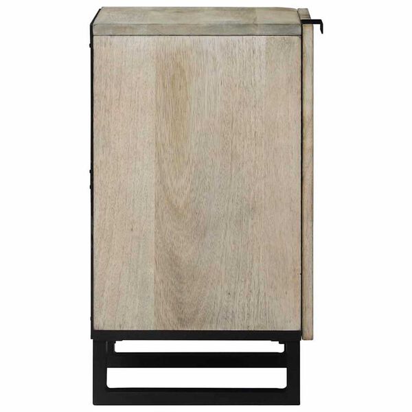 vidaXL Ντουλάπι Μπάνιου με ράφι Καφέ, Μαύρο 38 x 33.5 x 58 εκ.