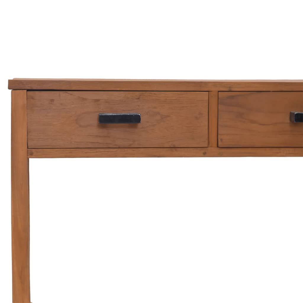 vidaXL Γραφείο 81x40x75 εκ. από Μασίφ Ξύλο Teak