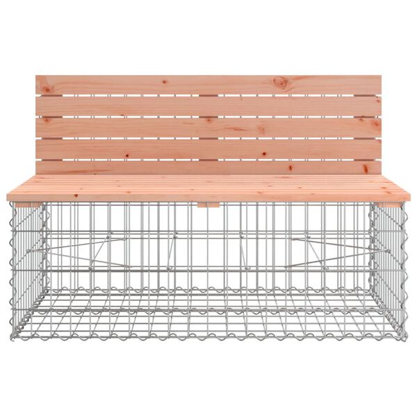vidaXL Πάγκος Κήπου Συρματοκιβώτιο 103x70x65 εκ. Μασίφ Ψευδοτσούγκα