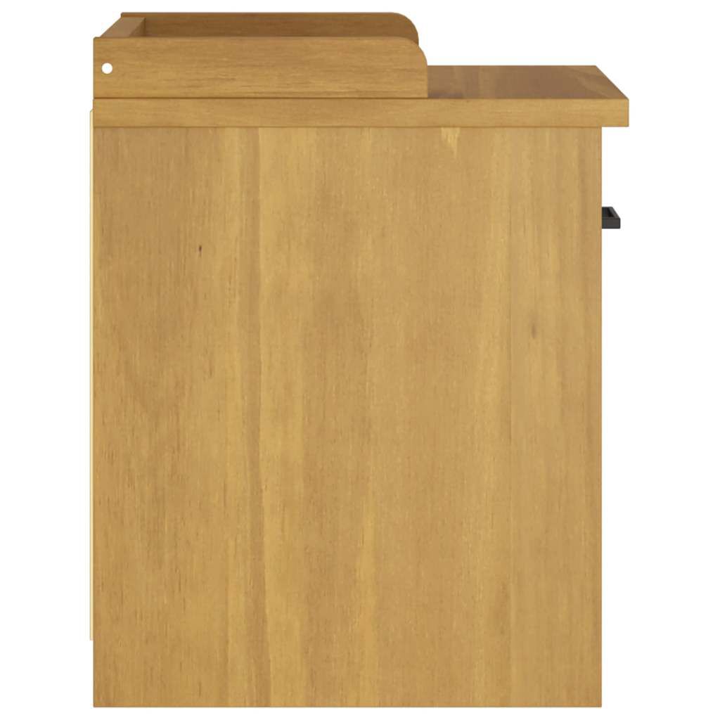 vidaXL Πάγκος διαδρόμου "SANDNES" 45x40x50 εκ.Πεύκο μασίφ ξύλο