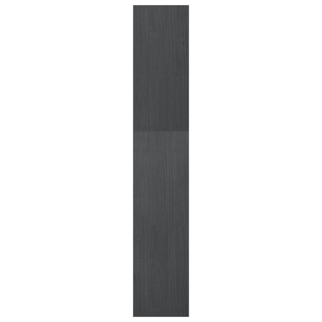 vidaXL Βιβλιοθήκη/Διαχωριστικό Χώρου Γκρι 40x30x167,5 εκ. Ξύλο Πεύκου