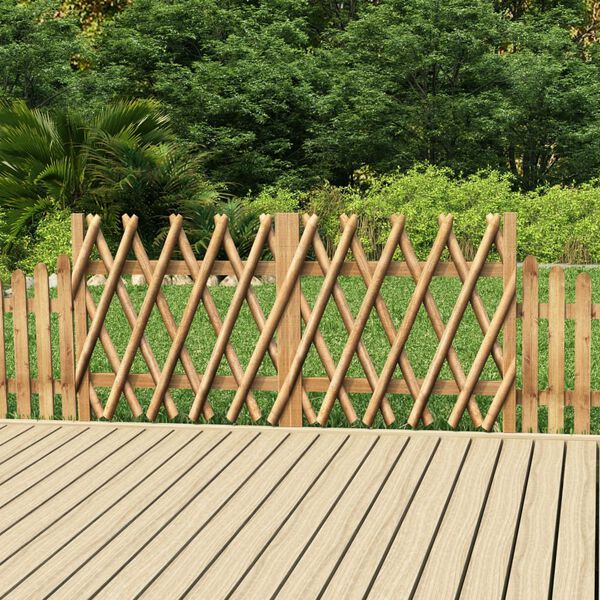 vidaXL Πόρτες Φράχτη 2 τεμ. 300 x 100 εκ. από Εμποτισμένο Ξύλο Πεύκου