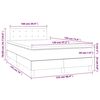 vidaXL &Kappa;&rho;&epsilon;&beta;ά&tau;&iota; Boxspring &mu;&epsilon; &Sigma;&tau;&rho;ώ&mu;&alpha; &Sigma;&kappa;&omicron;ύ&rho;&omicron; &Pi;&rho;ά&sigma;&iota;&nu;&omicron; 120x190&epsilon;&kappa;. &Beta;&epsilon;&lambda;&omicron;ύ&delta;&iota;&nu;&omicron;