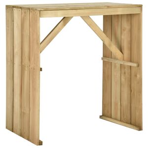 vidaXL &Tau;&rho;&alpha;&pi;έ&zeta;&iota; &Mu;&pi;&alpha;&rho; 100 x 60 x 110 &epsilon;&kappa;. &alpha;&pi;ό &Epsilon;&mu;&pi;&omicron;&tau;&iota;&sigma;&mu;έ&nu;&omicron; &Xi;ύ&lambda;&omicron; &Pi;&epsilon;ύ&kappa;&omicron;&upsilon;