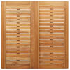 vidaXL Σέτ φαγητού για κήπο 5 pcs Καφέ Μασίφ ξύλο teak