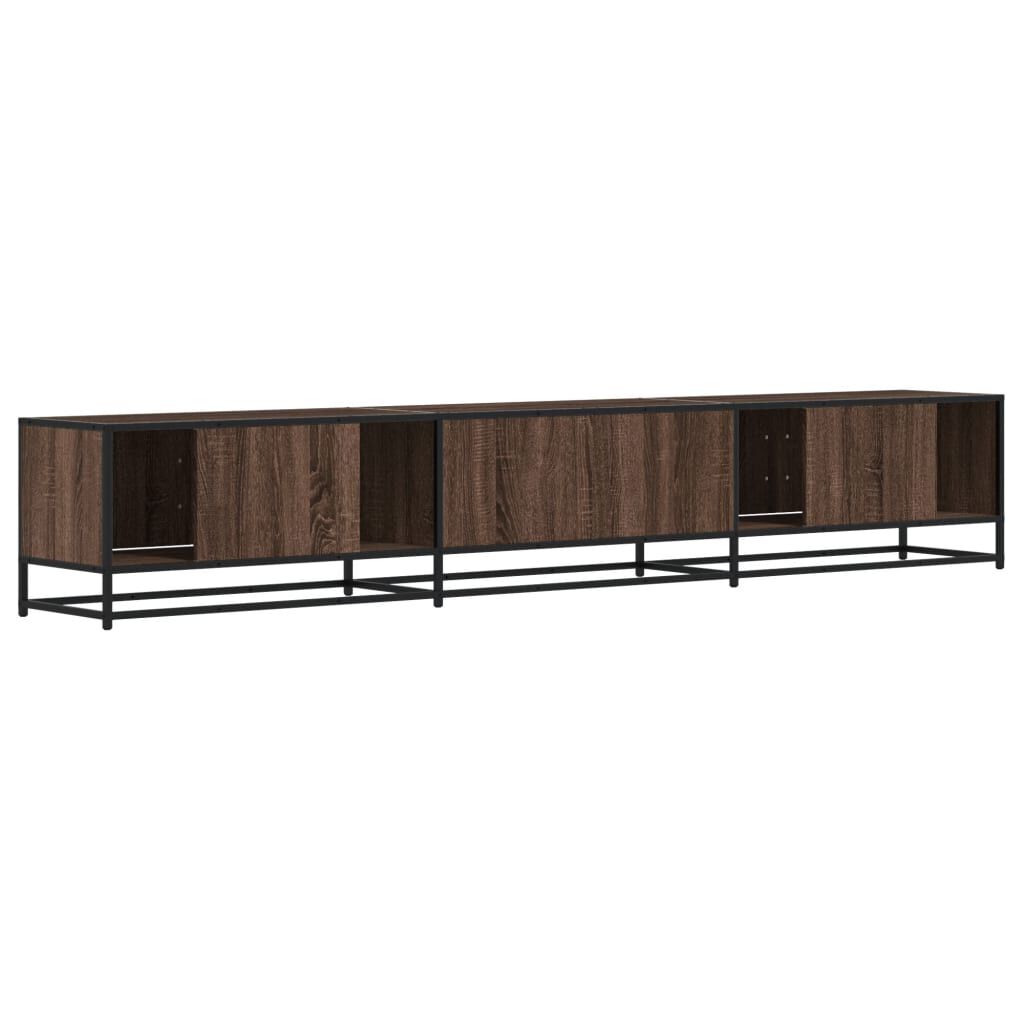 vidaXL Έπιπλο Τηλεόρασης Καφέ Δρυς 240x35x41 εκ. Επεξεργασμένο Ξύλο