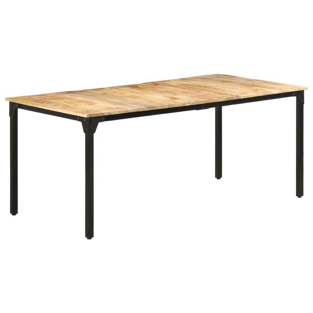 vidaXL Τραπεζαρία 180 x 90 x 76 εκ. από Ακατέργαστο Ξύλο Μάνγκο