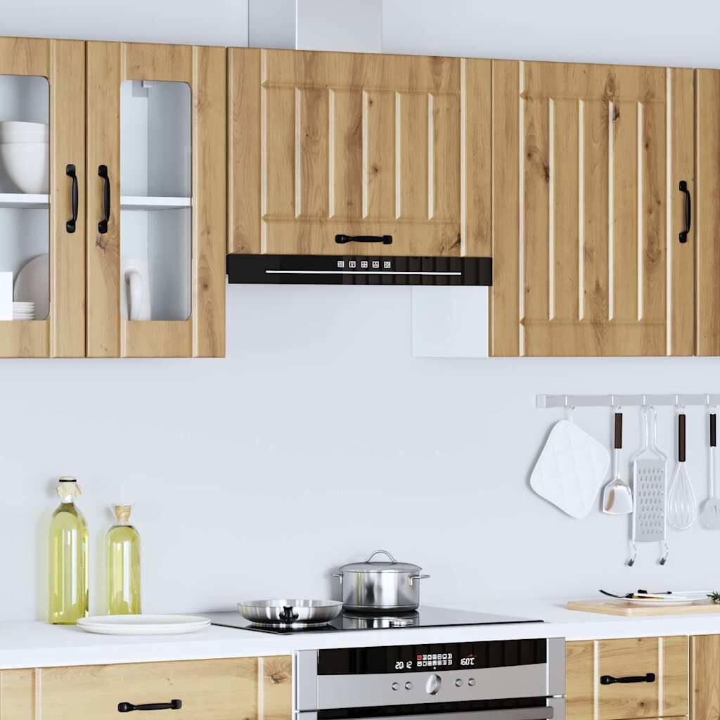 vidaXL ντουλάπι τοίχου κουζίνας "Lucca" Artisan Oak Engineered Wood