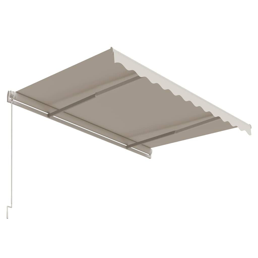 vidaXL Tέντα Συρόμενη Αυτόματη Κρεμ 300 x 250 εκ.