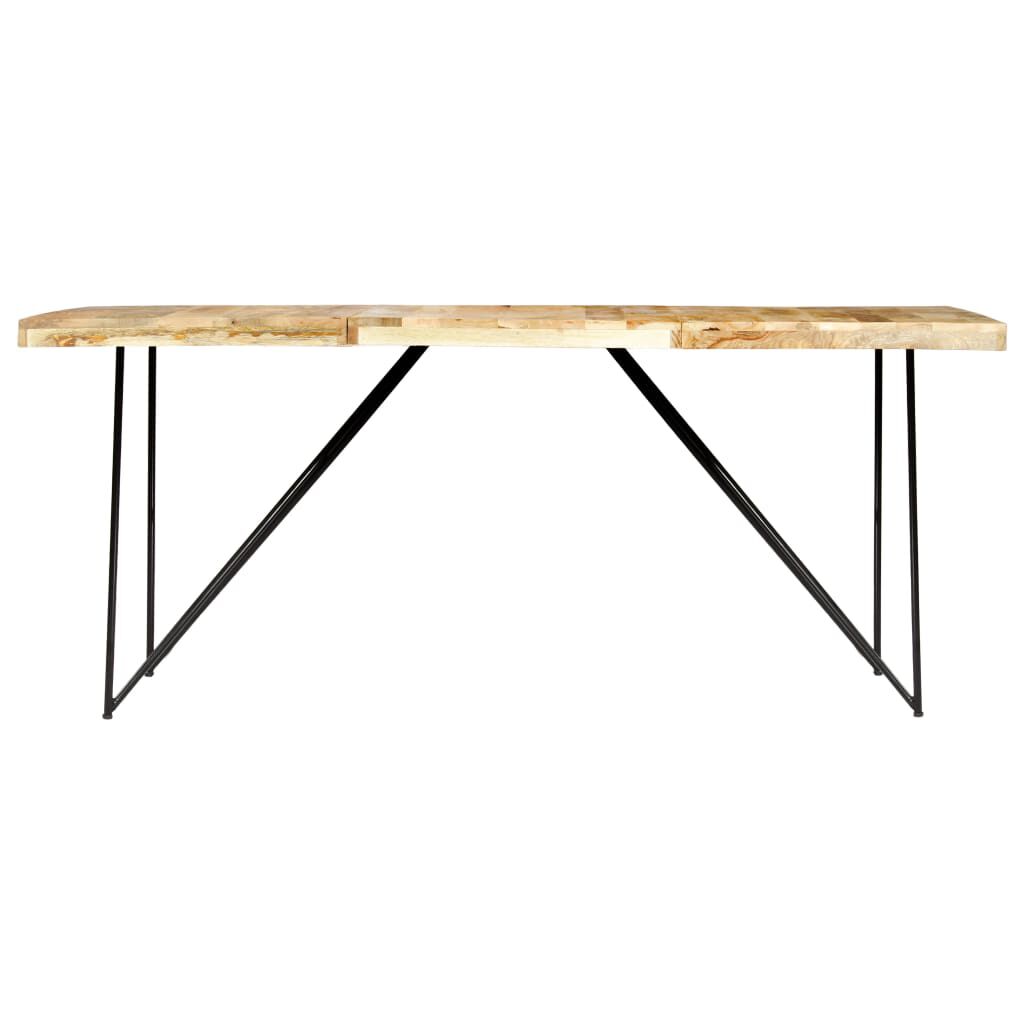 vidaXL Τραπεζαρία 180 x 90 x 76 εκ. από Μασίφ Ξύλο Μάνγκο