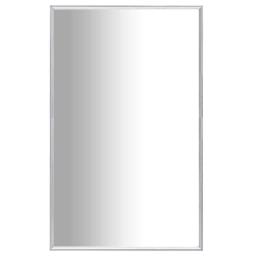 vidaXL Καθρέφτης Ασημί 70 x 50 εκ.
