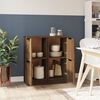 vidaXL Συρταριέρες 2 τεμ. Καφέ Δρυς 30x30x70 εκ. Επεξεργασμένο Ξύλο
