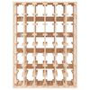vidaXL Ραφιέρα Κρασιών 70x33x94 εκ. από Μασίφ Ξύλο Πεύκου