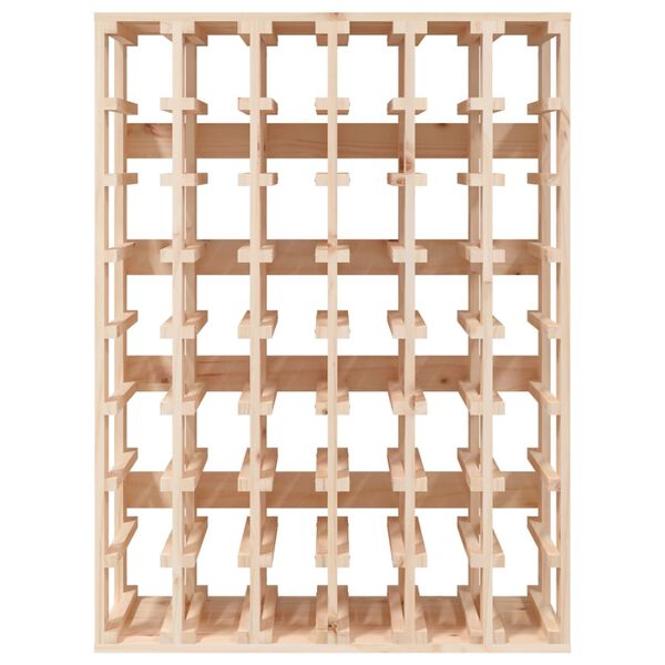 vidaXL Ραφιέρα Κρασιών 70x33x94 εκ. από Μασίφ Ξύλο Πεύκου