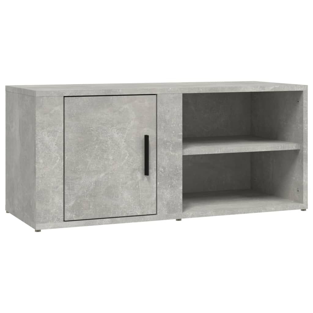 vidaXL Έπιπλα Τηλεόρασης 2 τεμ. Γκρι Σκυρ. 80x31,5x36εκ. Επεξεργ. Ξύλο