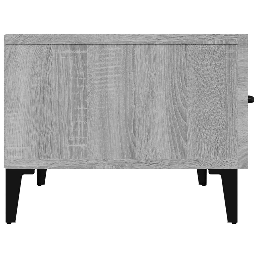 vidaXL Έπιπλο Τηλεόρασης Γκρι Sonoma 150x34,5x30εκ. Επεξεργασμένο Ξύλο