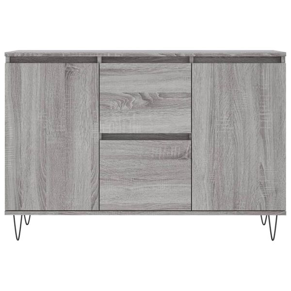 vidaXL Μπουφές Γκρι Sonoma 104 x 35 x 70 εκ. από Επεξεργασμένο Ξύλο
