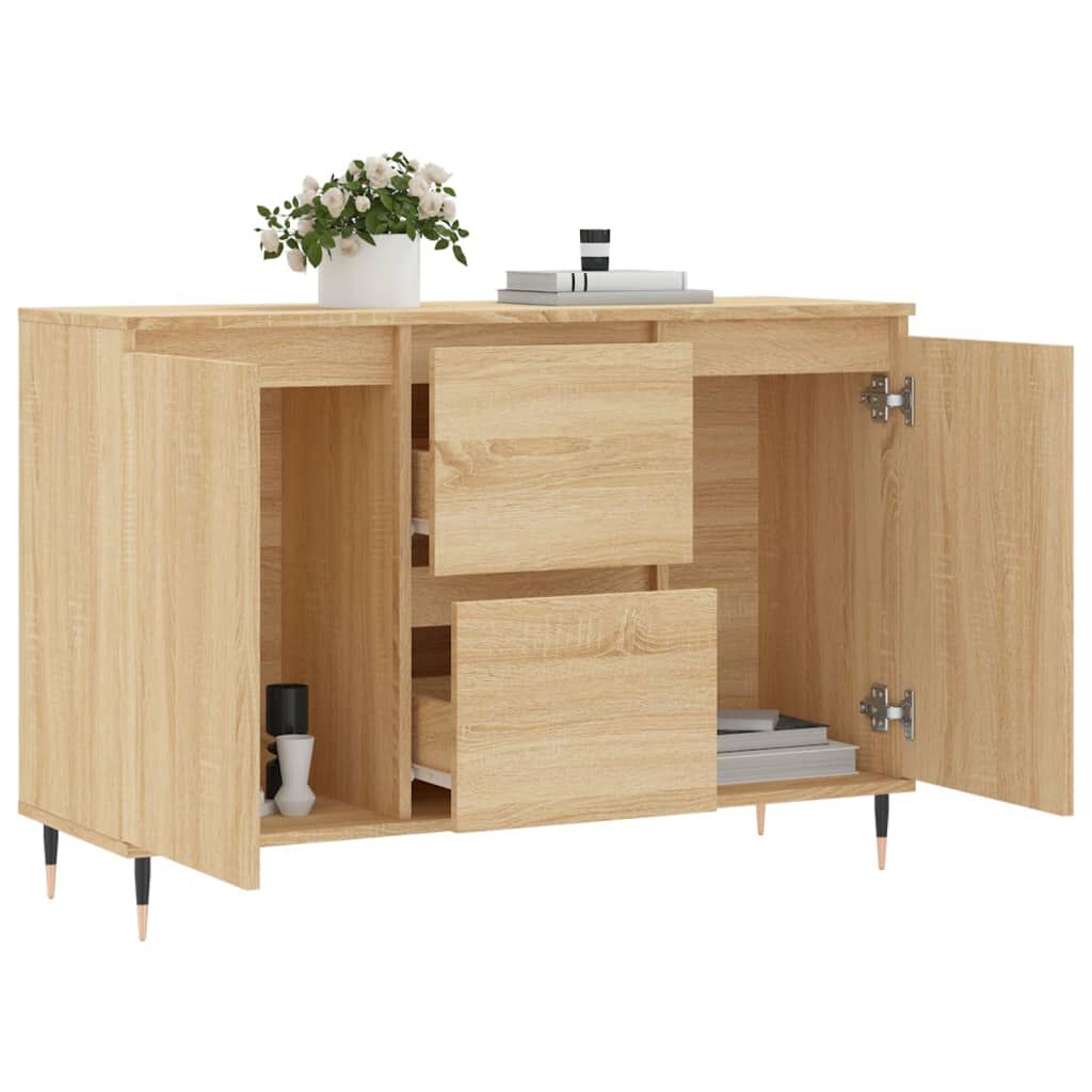 vidaXL Μπουφές Sonoma Δρυς 104 x 35 x 70 εκ. από Επεξεργασμένο Ξύλο