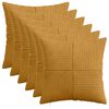 vidaXL &Kappa;ά&lambda;&upsilon;&mu;&mu;&alpha; &Mu;&alpha;&xi;&iota;&lambda;&alpha;&rho;&iota;&omicron;ύ 6 pcs ALMELO &Kappa;ί&tau;&rho;&iota;&nu;&omicron; 40 x 40 cm &kappa;&omicron;&rho;&nu;&tau;&omicron;&upsilon;&rho;ό&iota;