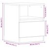 vidaXL &Kappa;&omicron;&mu;&omicron;&delta;ί&nu;&omicron; 2 pcs &Mu;&alpha;ύ&rho;&eta; &Omicron;&xi;&upsilon;ά 40 x 40 x 50 cm &Epsilon;&pi;&epsilon;&xi;&epsilon;&rho;&gamma;&alpha;&sigma;&mu;έ&nu;&omicron; &xi;ύ&lambda;&omicron;