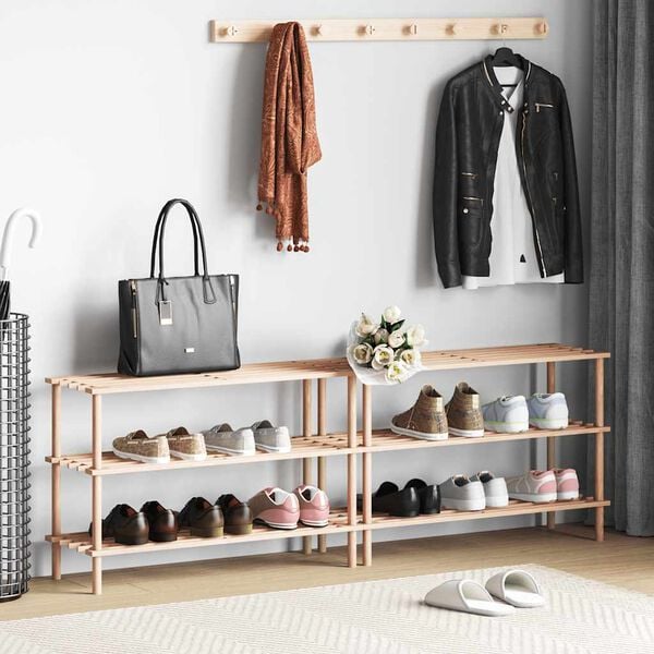 vidaXL &Pi;&alpha;&pi;&omicron;&upsilon;&tau;&sigma;&omicron;&theta;ή&kappa;&epsilon;&sigmaf; &mu;&epsilon; 3 &Rho;ά&phi;&iota;&alpha; 2 &tau;&epsilon;&mu;. &alpha;&pi;ό &Mu;&alpha;&sigma;ί&phi; &Xi;ύ&lambda;&omicron; &Epsilon;&upsilon;&kappa;&alpha;&lambda;ύ&pi;&tau;&omicron;&upsilon;