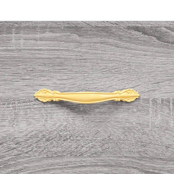 vidaXL Ντουλάπι Γκρι Sonoma 69,5 x 34 x 180 εκ. Επεξεργασμένο Ξύλο