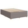 vidaXL &Kappa;&rho;&epsilon;&beta;ά&tau;&iota; Boxspring &mu;&epsilon; &Sigma;&tau;&rho;ώ&mu;&alpha; Taupe 140x200 &epsilon;&kappa;. &Upsilon;&phi;&alpha;&sigma;&mu;ά&tau;&iota;&nu;&omicron;
