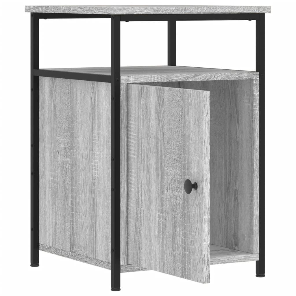 vidaXL Κομοδίνο Γκρι Sonoma 40 x 42 x 60 εκ. από Επεξεργασμένο Ξύλο