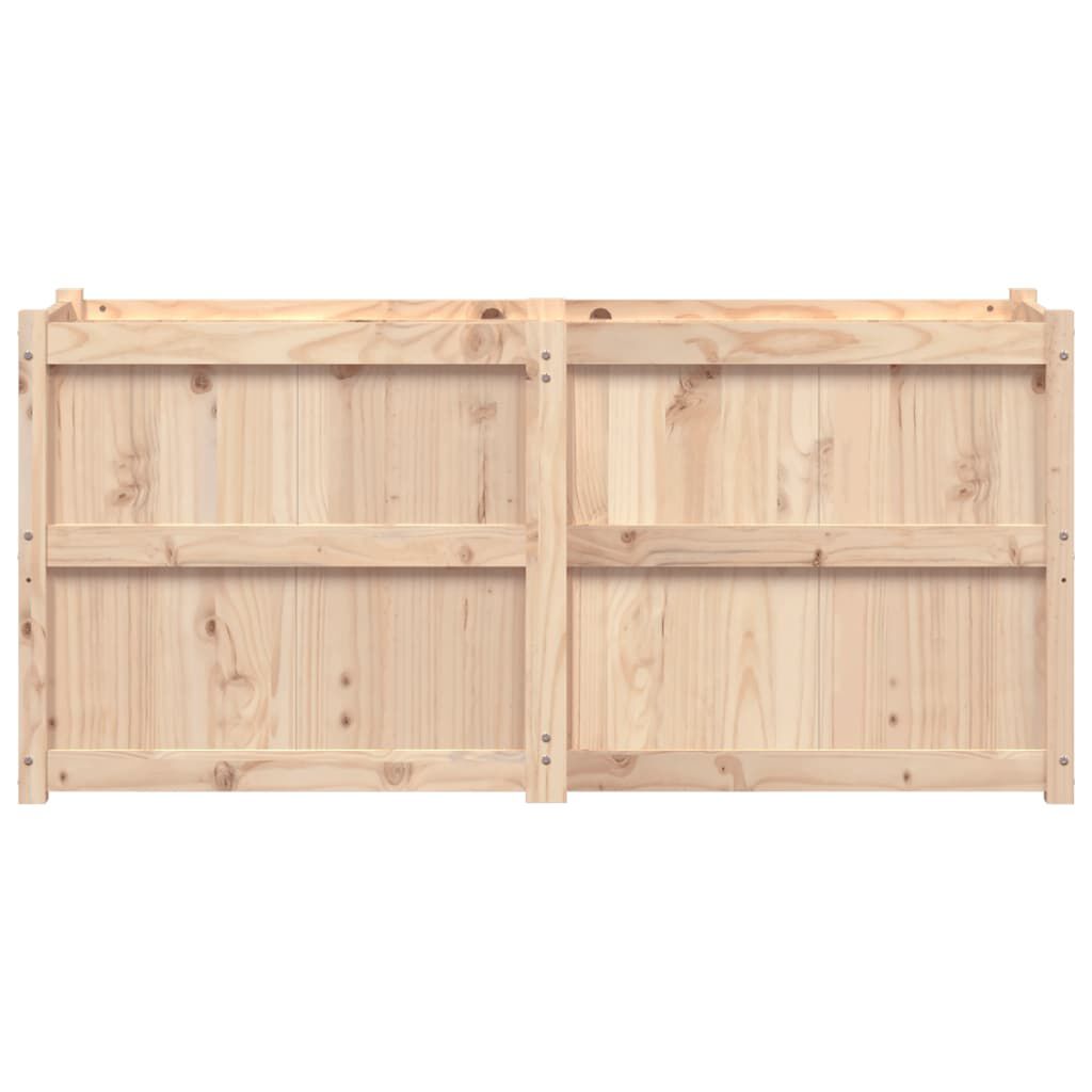 vidaXL Ζαρντινιέρα Κήπου 150 x 50 x 70 εκ. από Μασίφ Ξύλο Πεύκου