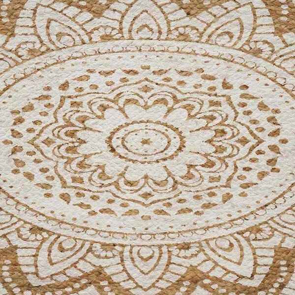 vidaXL Χαλί Καφέ 122 x 183 cm Γιούτα