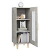 vidaXL Ντουλάπι Γκρι Σκυροδέματος 34,5x34x90 εκ. Επεξεργασμένο Ξύλο