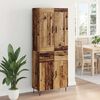 vidaXL Highboard &Pi;&alpha;&lambda;&iota;ό &Xi;ύ&lambda;&omicron; 69,5 x 34 x 180 &epsilon;&kappa;. &Epsilon;&pi;&epsilon;&xi;&epsilon;&rho;&gamma;&alpha;&sigma;&mu;έ&nu;&omicron; &xi;ύ&lambda;&omicron;