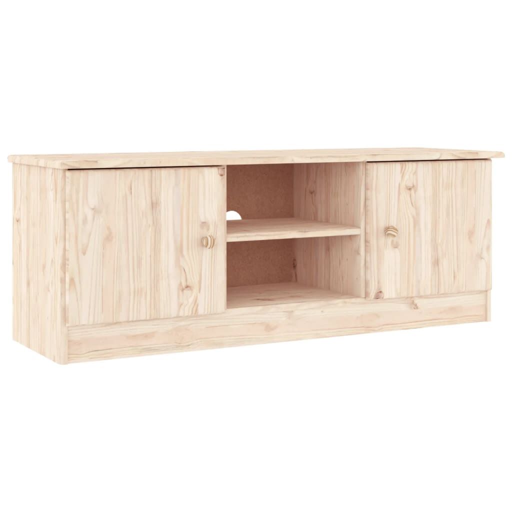 vidaXL Έπιπλο Τηλεόρασης ALTA 112 x 35 x 41 εκ. από Μασίφ Ξύλο Πεύκου