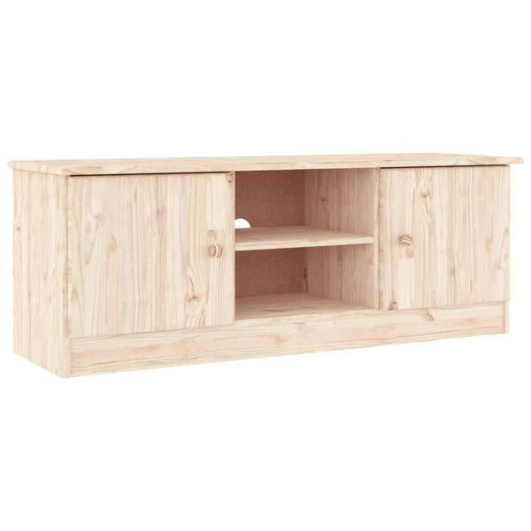 vidaXL Έπιπλο Τηλεόρασης ALTA 112 x 35 x 41 εκ. από Μασίφ Ξύλο Πεύκου