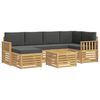 vidaXL &Sigma;&epsilon;&iota;&rho;ά &Kappa;&alpha;&nu;&alpha;&pi;έ &Epsilon;&xi;&omega;&tau;&epsilon;&rho;&iota;&kappa;&omicron;ύ 7 pcs Ά&sigma;&pi;&rho;&omicron; &kappa;&alpha;&iota; &Alpha;&nu;&theta;&rho;&alpha;&kappa;ί &Pi;&omicron;&lambda;&upsilon;&epsilon;&sigma;&tau;έ&rho;&alpha;&sigmaf;