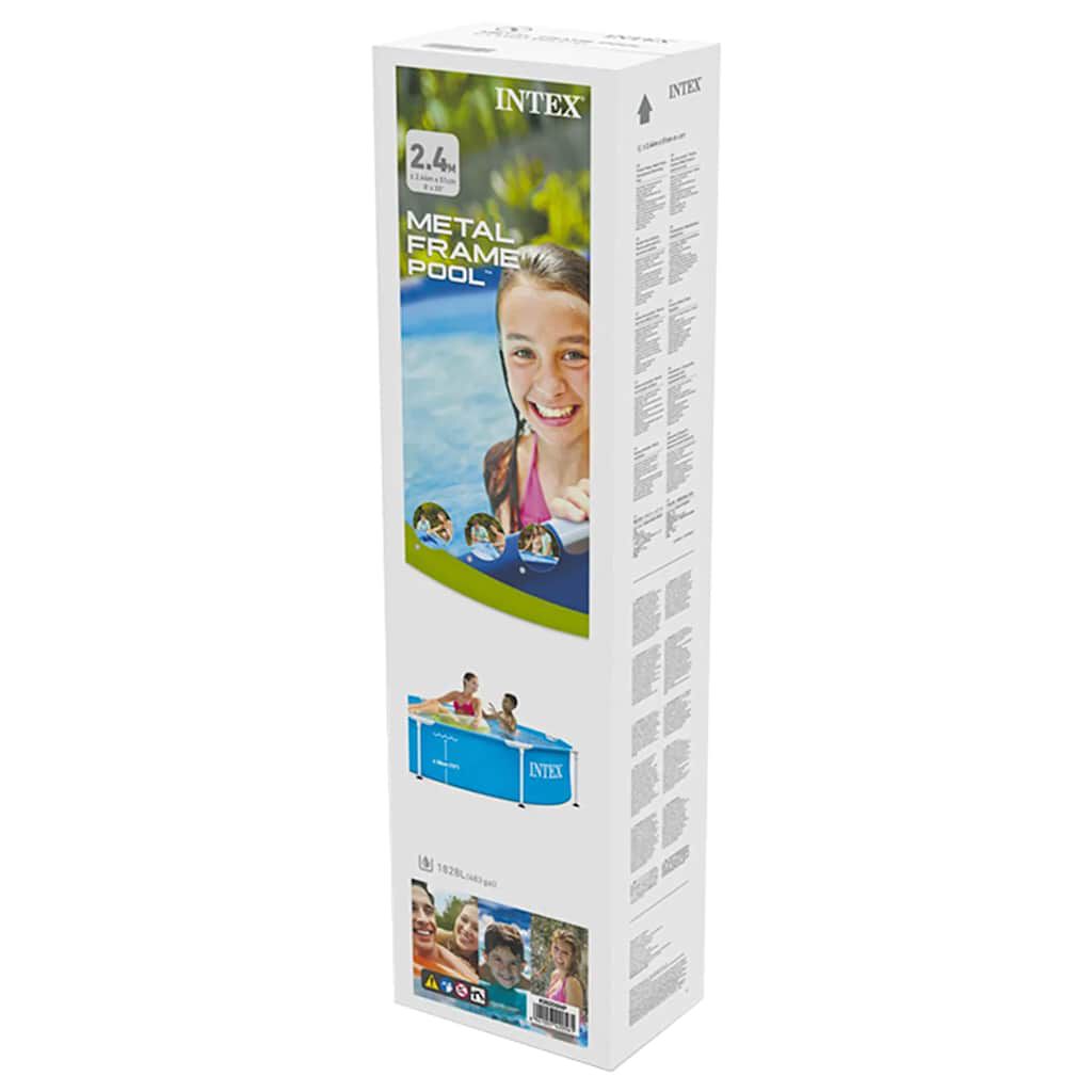 Intex Πισίνα Metal Frame 244 x 51 εκ.