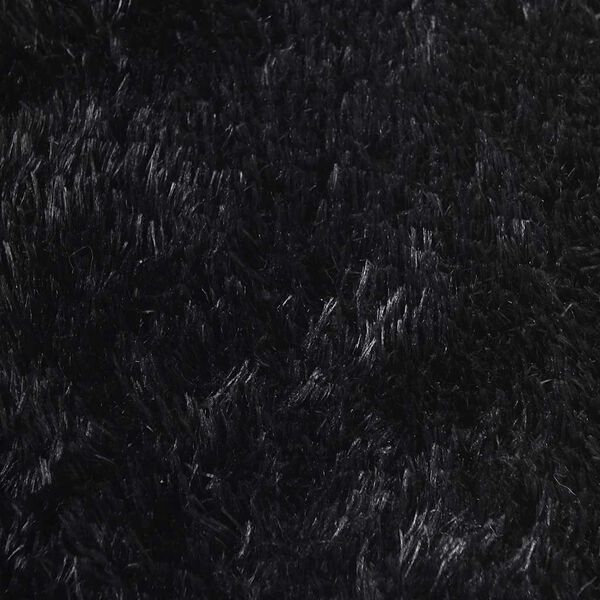 vidaXL Χαλί Shaggy με Ψηλό Πέλος NAVARRA Μαύρο 240x240 εκ. πολυεστέρας