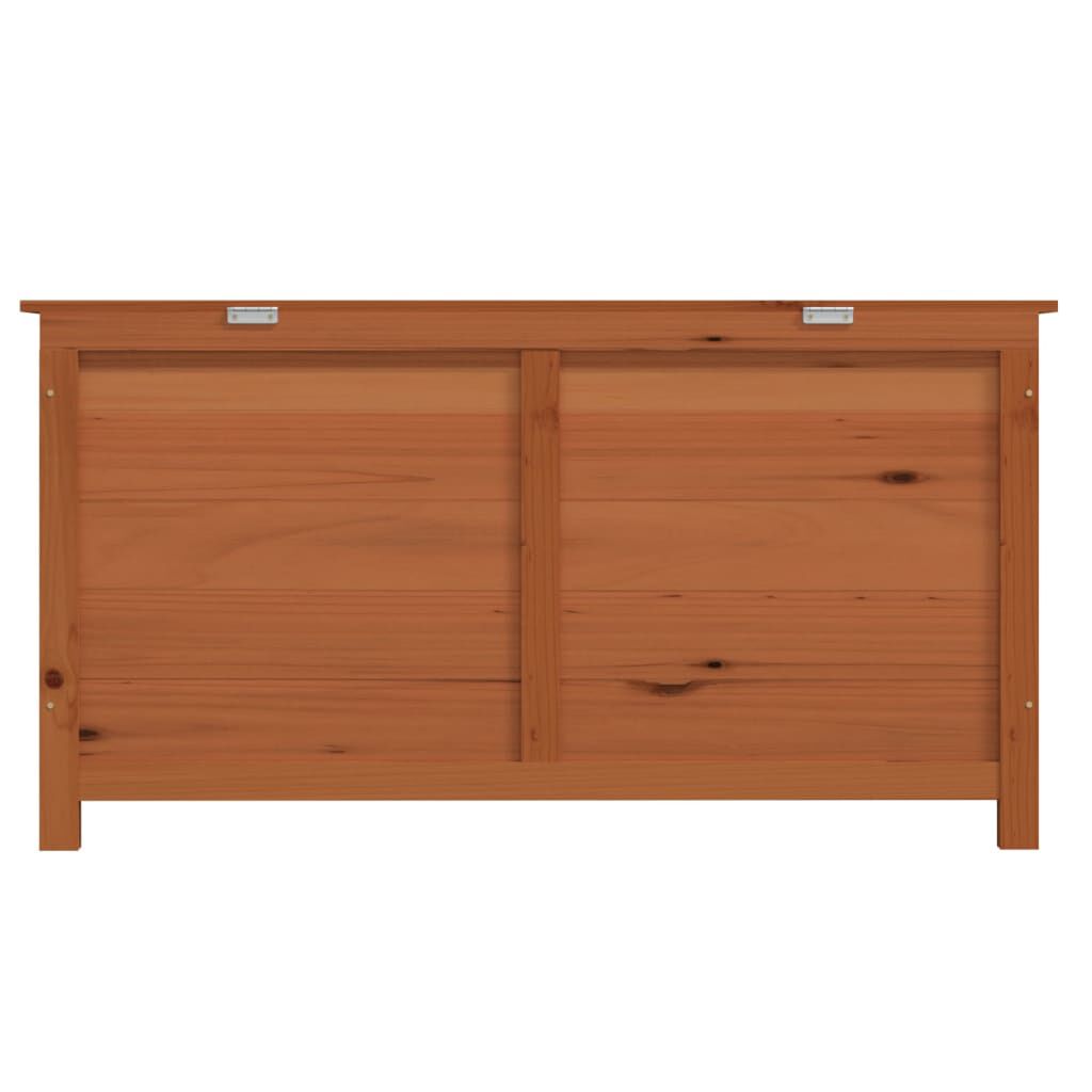 vidaXL Κουτί Μαξιλαριών Εξ. Χώρου Καφέ 100x50x56 εκ. Μασίφ Ξύλο Ελάτης