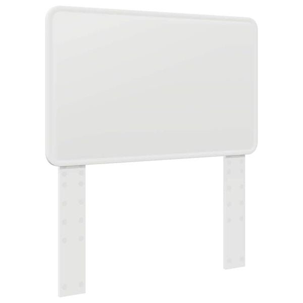 vidaXL Κεφαλάρι με κεφαλάρι Λευκό 75 cm Επεξεργασμένο ξύλο