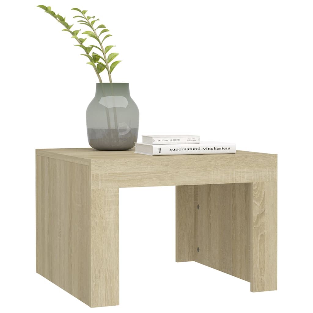 vidaXL Τραπεζάκι Σαλονιού Sonoma Δρυς 50x50x35 εκ. Επεξεργασμένο Ξύλο