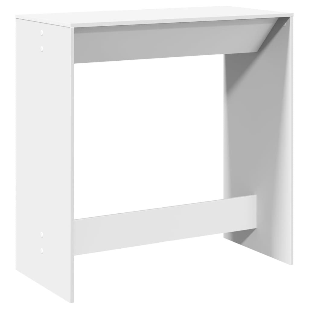vidaXL Τραπέζι Μπαρ Λευκό 102x50x103,5εκ. Επεξεργ. Ξύλο