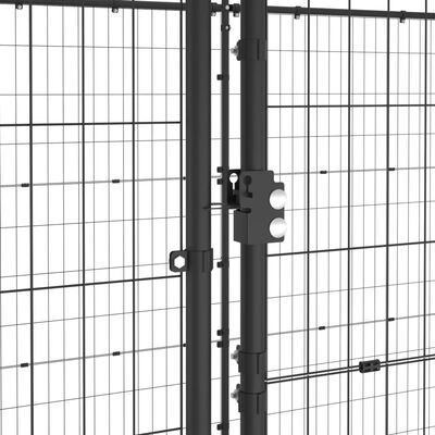 vidaXL Κλουβί Σκύλου Εξωτερικού Χώρου 26,62 μ² από Ατσάλι