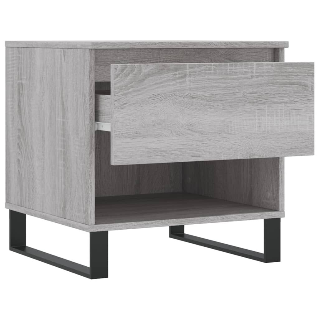 vidaXL Τραπεζάκια Σαλονιού 2 τεμ. Γκρι Sonoma 50x46x50 εκ. Επεξ. Ξύλο