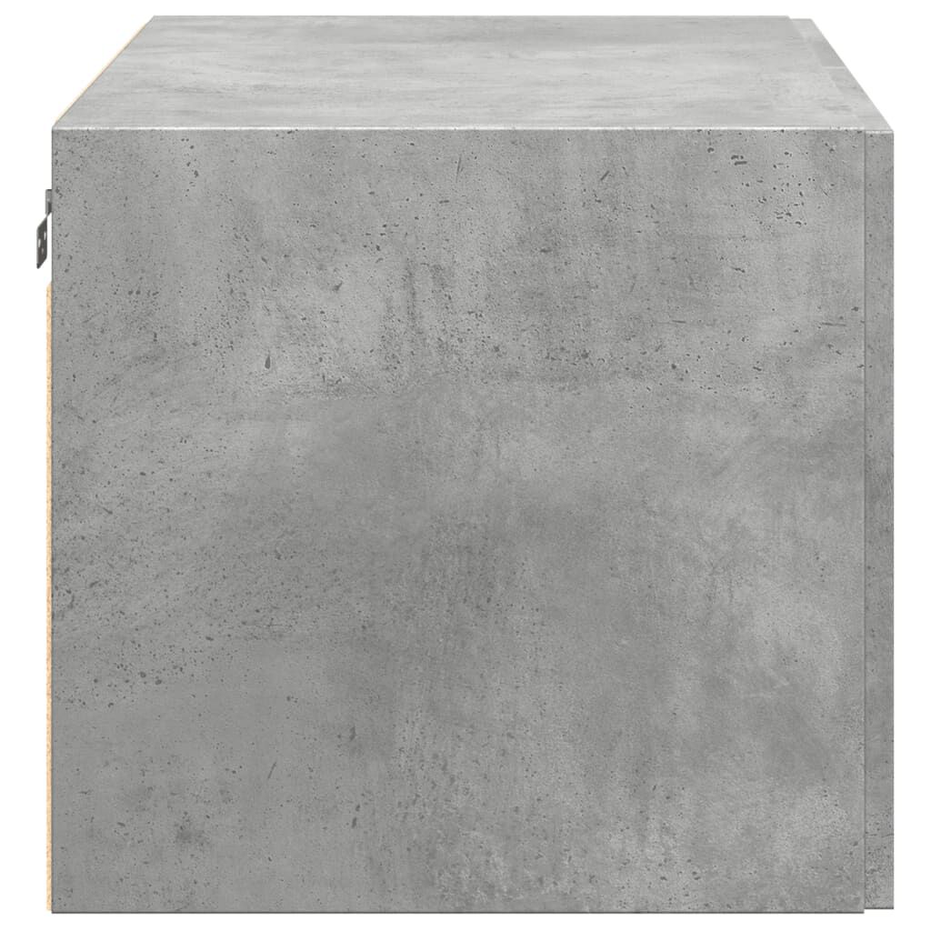 vidaXL Ντουλάπι Τοίχου Γκρι Σκυρ. 80x42,5x40 εκ. Επεξεργασμένο Ξύλο
