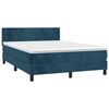 vidaXL &Kappa;&rho;&epsilon;&beta;ά&tau;&iota; Boxspring &mu;&epsilon; &Sigma;&tau;&rho;ώ&mu;&alpha; &Sigma;&kappa;&omicron;ύ&rho;&omicron; &Mu;&pi;&lambda;&epsilon; 140x190 &epsilon;&kappa;. &Beta;&epsilon;&lambda;&omicron;ύ&delta;&iota;&nu;&omicron;