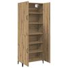 vidaXL Highboard 2 pcs Artisan Oak &Epsilon;&pi;&epsilon;&xi;&epsilon;&rho;&gamma;&alpha;&sigma;&mu;έ&nu;&omicron; &xi;ύ&lambda;&omicron;